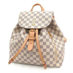 Louis Vuitton Damier Azur Sperone backpack White
